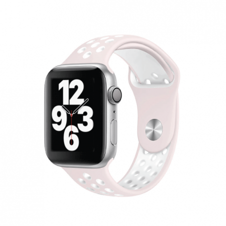 cinturino air sport white nude for apple watch
