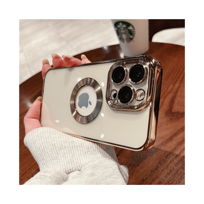 gold circle iphone case